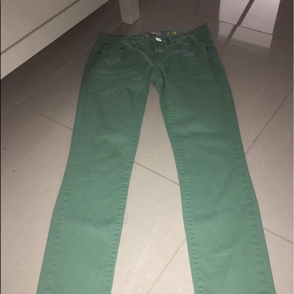 Turquoise Jeans